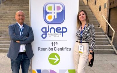 Lys García Vilaplana e Ignacio Mazzanti asisten a la 11ª reunión científica Ginep